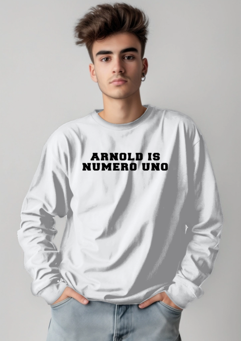 Unisex Arnold Schwarzenegger is numero uno Long Sleeve T-Shirt