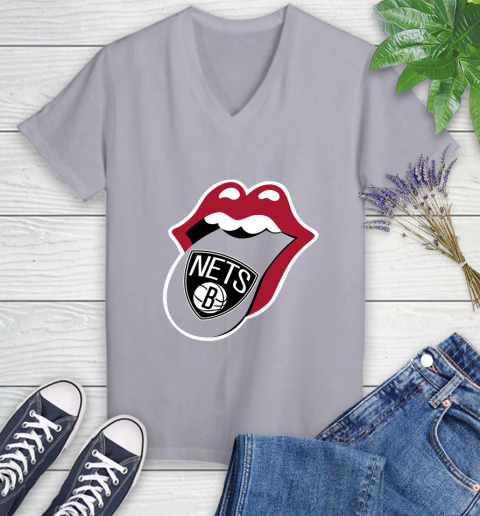 Brooklyn Nets NBA Basketball Lips I Root For My Team Adoring Fan 80