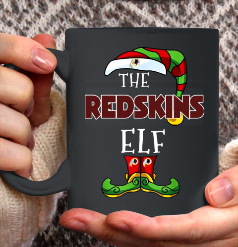Washington Redskins Christmas ELF Funny NFL Ceramic Mug 11oz