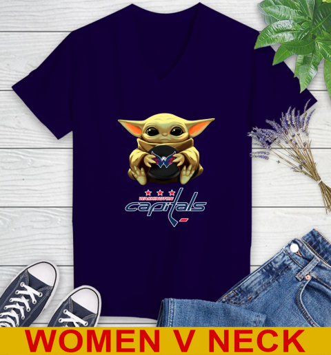 NHL Hockey Washington Capitals Star Wars Baby Yoda Shirt 80