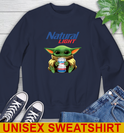 Star Wars Baby Yoda Hugs Natural Light Beer Shirt 27