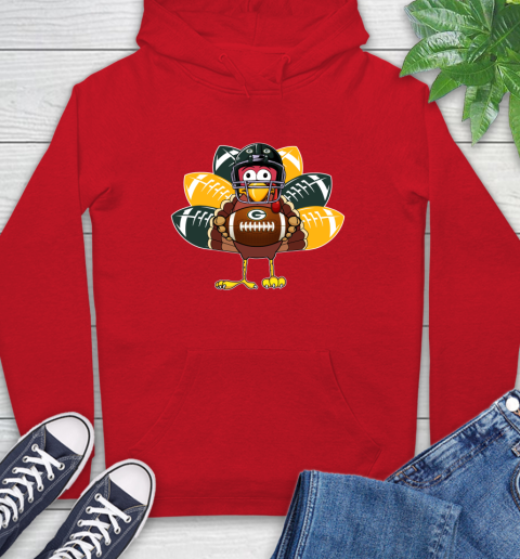 Green Bay Packers Turkey Thanksgiving Day Hoodie 10