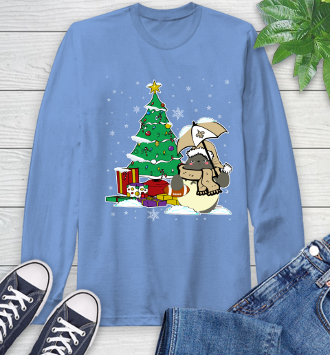 New Orleans Saints NFL Football Cute Tonari No Totoro Christmas Sports Long Sleeve T-Shirt 12