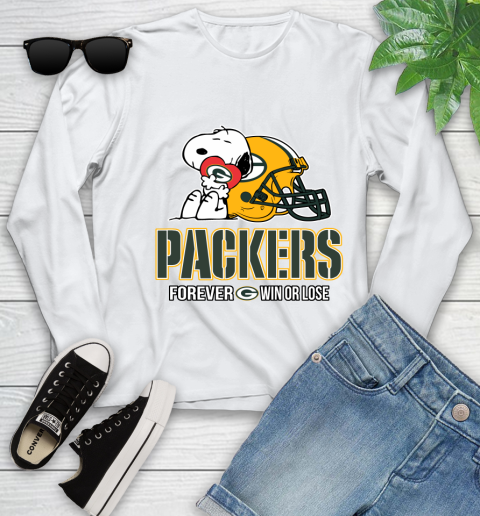 NFL The Peanuts Movie Snoopy Forever Win Or Lose Football Green Bay Packers 125