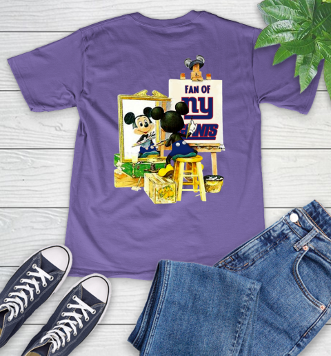 NFL Football New York Giants Mickey Drawing Shirt 53