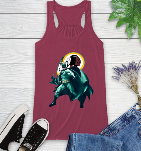 NFL Batman Football Sports Washington Redskins Racerback Tank 8