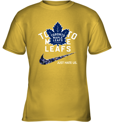 NHL  Toronto mapple leafs x Nike Just Hate Us tv1z nhltoronto mapple leafs x nike just hate us youth t shirt 26 front daisy