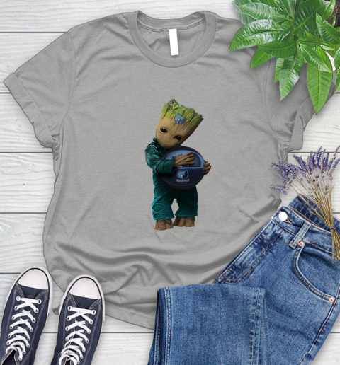 NBA Groot Guardians Of The Galaxy Basketball Sports Memphis Grizzlies Women's T-Shirt 10