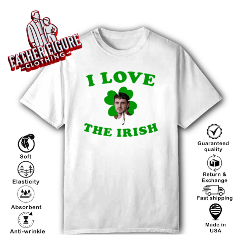 I Love The Irish Paul Mescal Patrick's Day T-Shirt