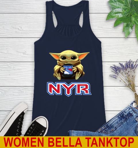 NHL Hockey New York Rangers Star Wars Baby Yoda Shirt 47