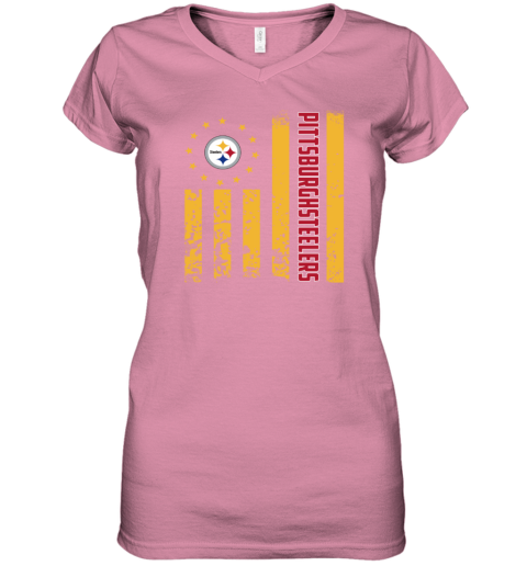 Steelers Pink Vneck Shirt –