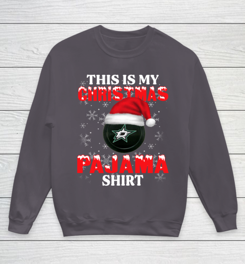 Dallas Stars This Is My Christmas Pajama Shirt NHL Youth Sweatshirt 5