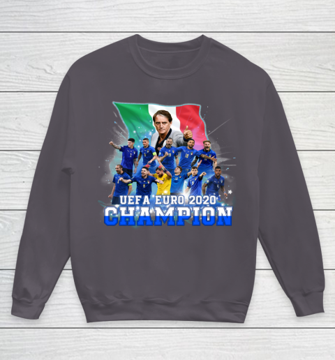 Italy European Champions 2020 Team Youth Sweatshirt 5
