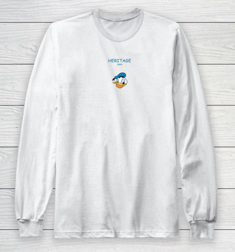 Heritage Donald Duck Shirt (print on front and back) Long Sleeve T-Shirt