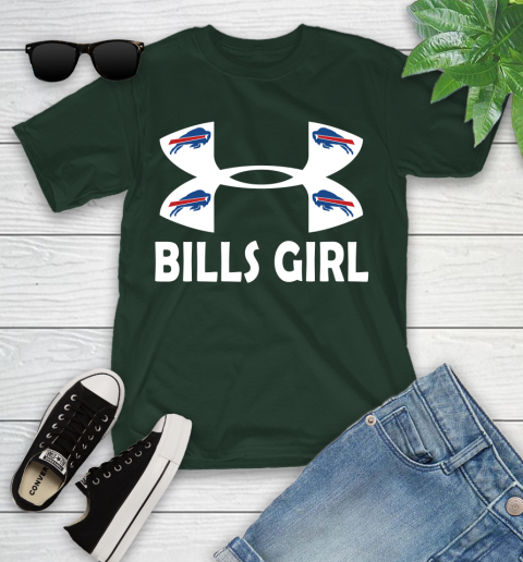 NFL Buffalo Bills Girl Under Armour Football Sports Youth T-Shirt 5