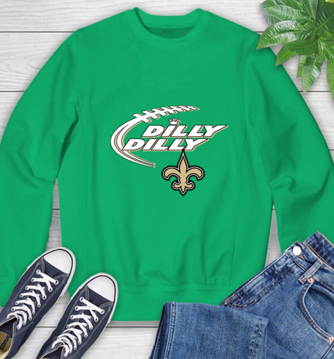 NFL New Orleans Saints Dilly Dilly Football Sports Sweatshirt 6