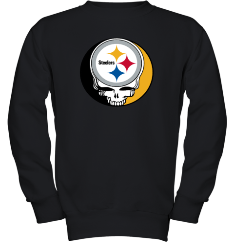 Pittsburgh Steelers x Grateful Dead Youth Crewneck Sweatshirt