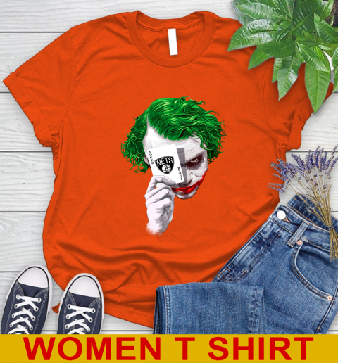 Brooklyn Nets NBA Basketball Joker Card Shirt Women's T-Shirt 3