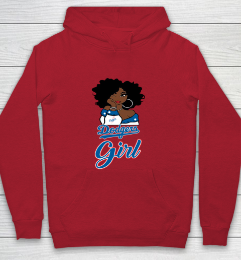 Los Angeles Dodgerss Girl MLB Youth Hoodie 9