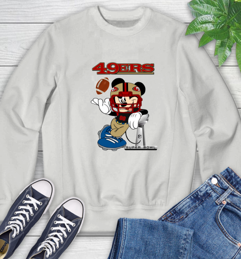 NFL San Francisco 49ers Mickey Mouse Disney Super Bowl Football T Shirt Sweatshirt 5