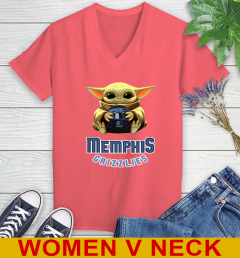 NBA Basketball Memphis Grizzlies Star Wars Baby Yoda Shirt 83