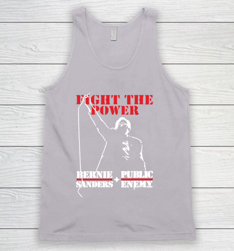Fight The Power Bernie Sanders Public Enemy Tank Top - Image 4