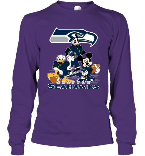 Seattle Seahawks Mickey Mouse Christmas Ugly Sweater - T-shirts Low Price