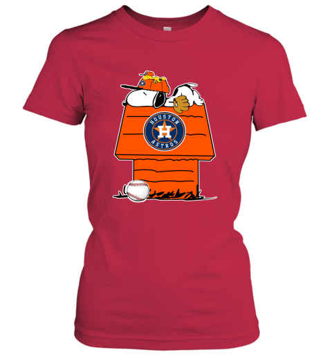 Houston Astros Snoopy And Woodstock Christmas Shirt - EmprintsTOP
