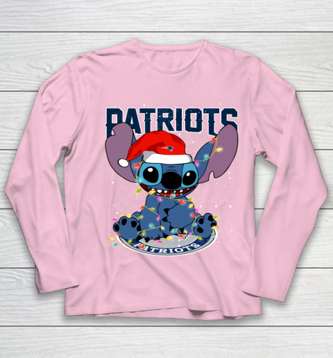 New England Patriots NFL Football noel stitch Christmas Youth Long Sleeve 6