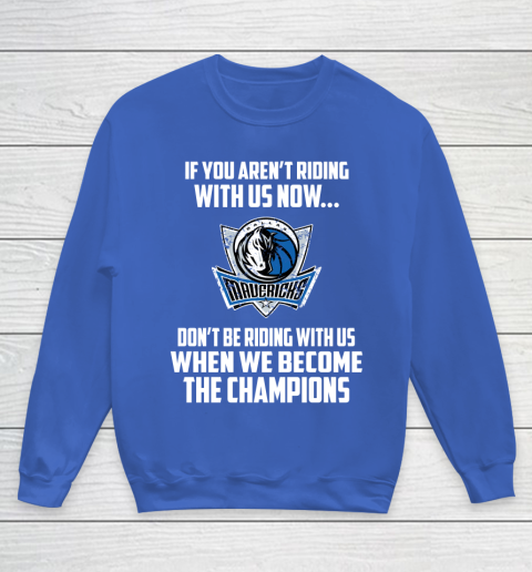 NBA Dallas Mavericks Basketball We Become The Champions Youth Sweatshirt 6