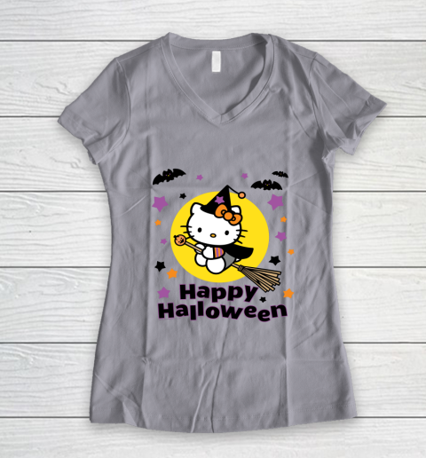 Hello Kitty Happy Halloween Women's V-Neck T-Shirt 2