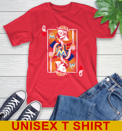 MLB Baseball Miami Marlins The Queen Of Hearts Card Shirt T-Shirt 12