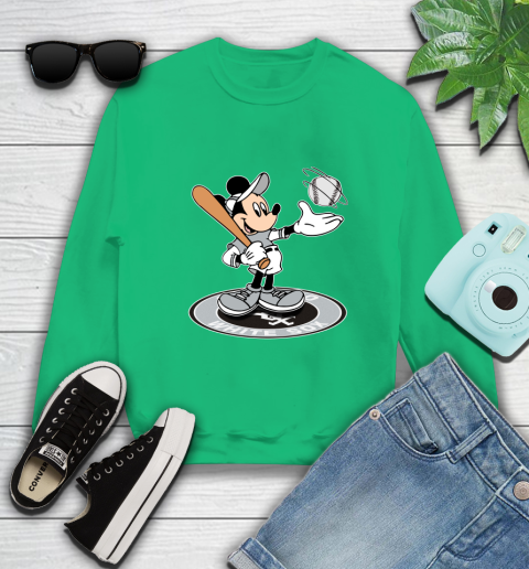 MLB Baseball Chicago White Sox Cheerful Mickey Disney Shirt Sweatshirt 7