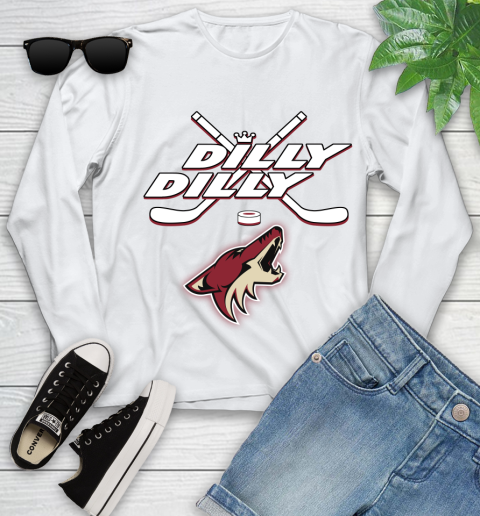 NHL Arizona Coyotes Dilly Dilly Hockey Sports Youth Long Sleeve