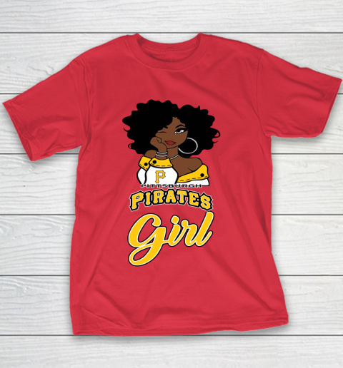 Pittsburgh Piratess Girl MLB Youth T-Shirt 9