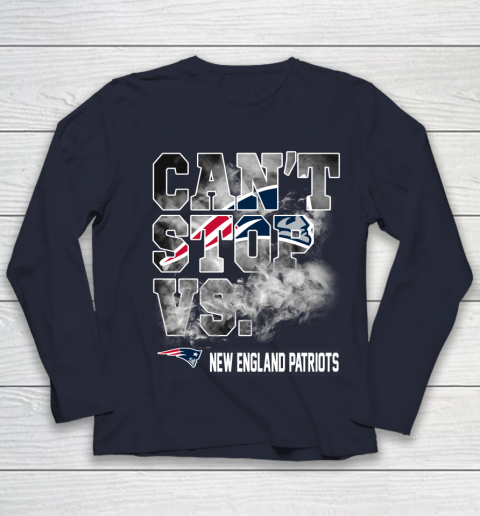 NFL New England Patriots Can't Stop Vs Youth Long Sleeve 2