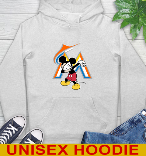Miami Marlins MLB Baseball Dabbing Mickey Disney Sports Hoodie