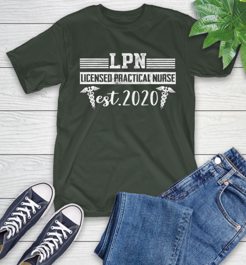 Nurse Shirt Cool Nurse 2020 LPN Licensed Practical Care Nurse Graduation T Shirt T-Shirt 6
