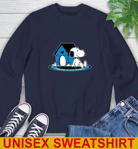NFL Football Carolina Panthers Snoopy The Peanuts Movie Shirt Sweatshirt 3