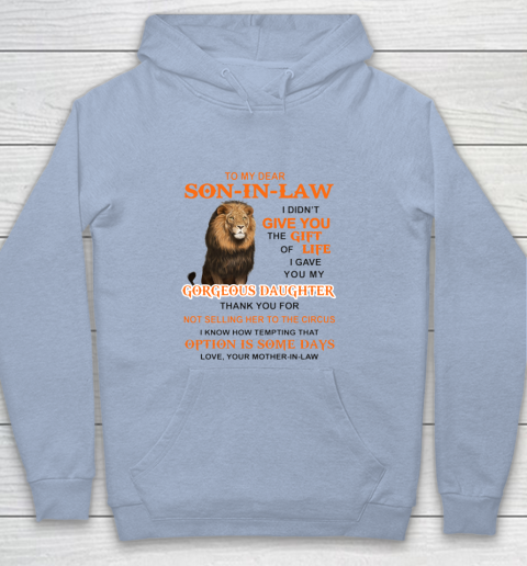 To My Dear Son In Law Youth Hoodie 5