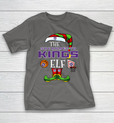 Sacramento Kings Christmas ELF Funny NBA T-Shirt 8