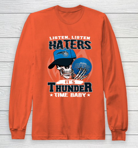 Listen Haters It is MAGIC Time Baby NBA Long Sleeve T-Shirt 3