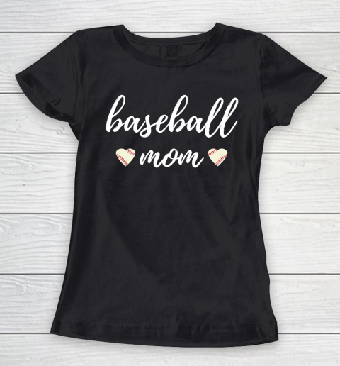 Mother's Day Funny Gift Ideas Apparel  Baseball Mom, A Loving Mother Who Likes Baseball T Shirt Women's T-Shirt