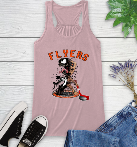 NHL Philadelphia Flyers Hockey Venom Groot Guardians Of The Galaxy Racerback Tank 11