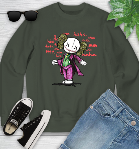 Kaws And Joker Haha Hoodie Tee For Sports