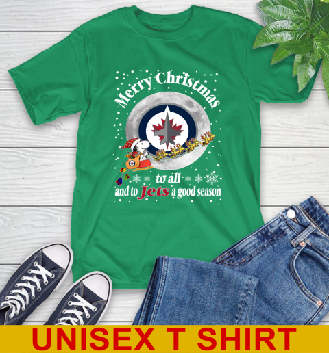 Winnipeg Jets Merry Christmas To All And To Jets A Good Season NHL Hockey Sports T-Shirt 7