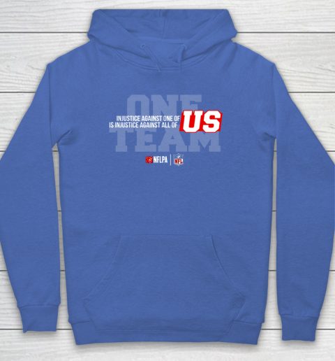NFL End Racism Print In Front And Back Hoodie 6