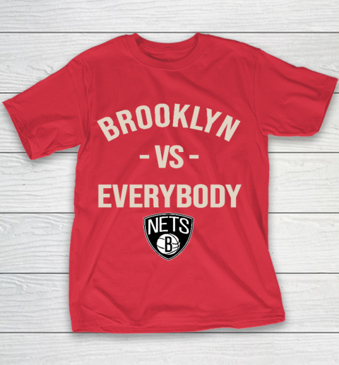 Brooklyn Nets Vs Everybody Youth T-Shirt 7