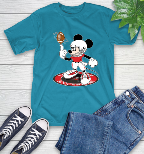 NFL Football Tampa Bay Buccaneers Cheerful Mickey Disney Shirt T-Shirt 9