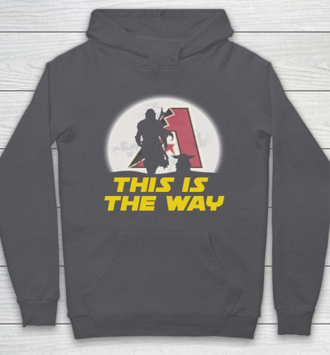 Arizona Diamondbacks MLB Baseball Star Wars Yoda And Mandalorian This Is The Way Hoodie 4